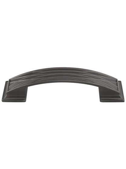 Aberdeen Cabinet Pull - 3 3/4 inch Center-to-Center in Brushed Pewter.